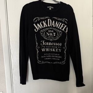 Lucky Brand Black Crewneck Sweater